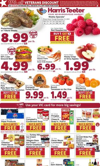 Harris Teeter Flyer - 11/06/2024 - 11/12/2024.
