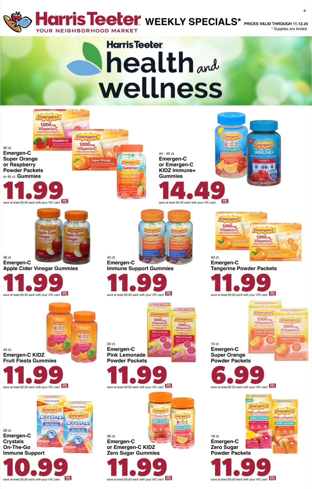 Harris Teeter ad - 11/06/2024 - 11/12/2024. Page 16