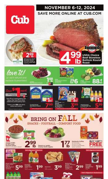 Cub Foods Flyer - 11/06/2024 - 11/12/2024.