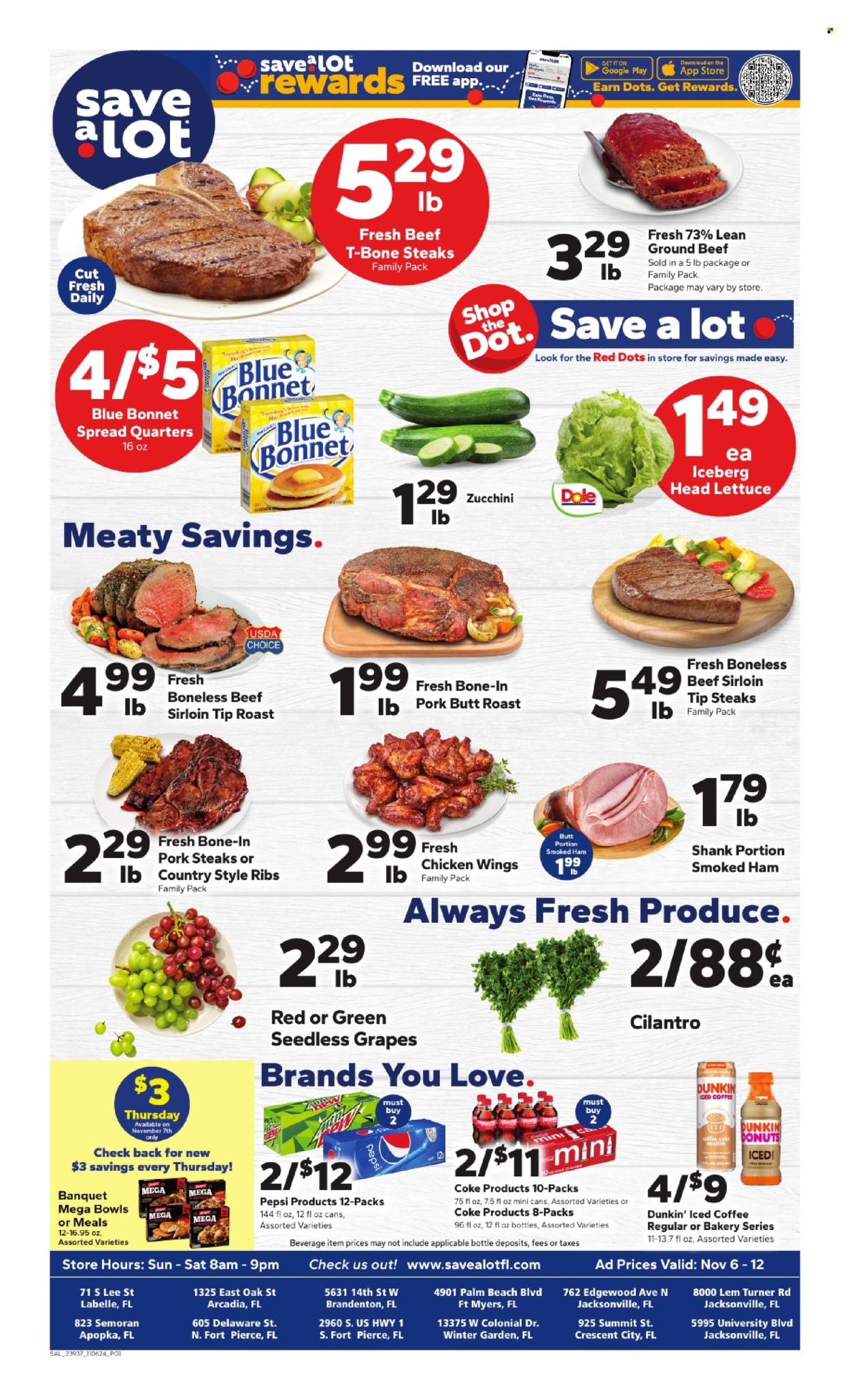 Save a Lot ad - 11/06/2024 - 11/12/2024. Page 1