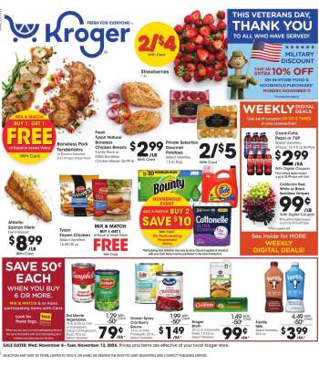 Kroger Flyer - 11/06/2024 - 11/12/2024.