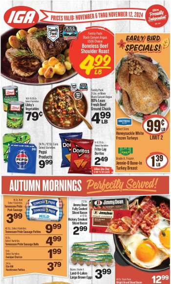IGA Flyer - 11/06/2024 - 11/12/2024.