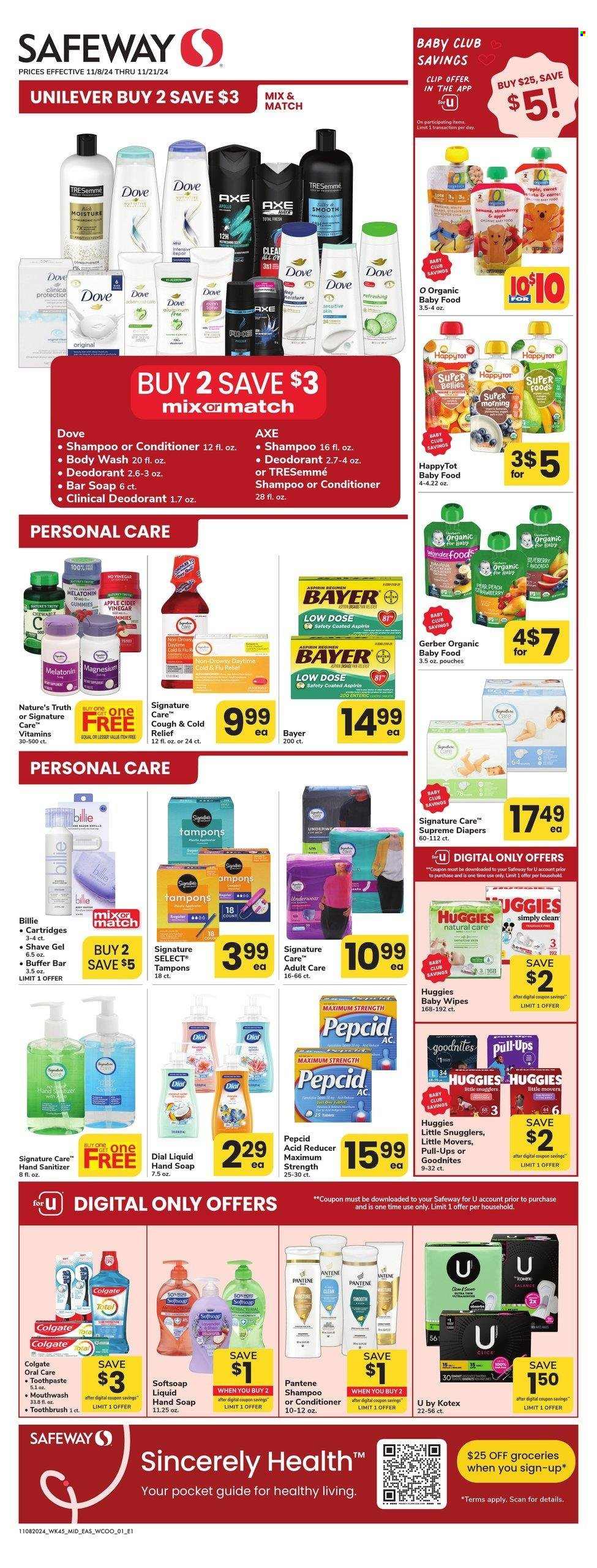 Safeway ad - 11/08/2024 - 11/21/2024. Page 1