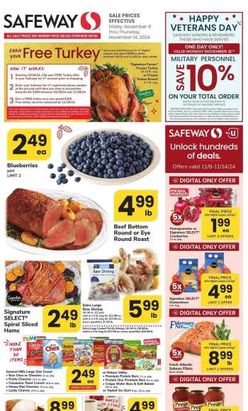 Safeway Flyer - 11/08/2024 - 11/14/2024.