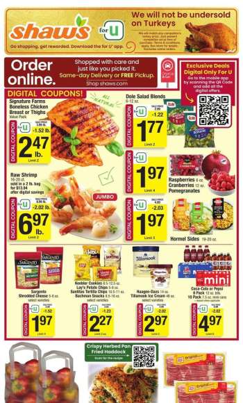 Shaw’s Flyer - 11/08/2024 - 11/14/2024.