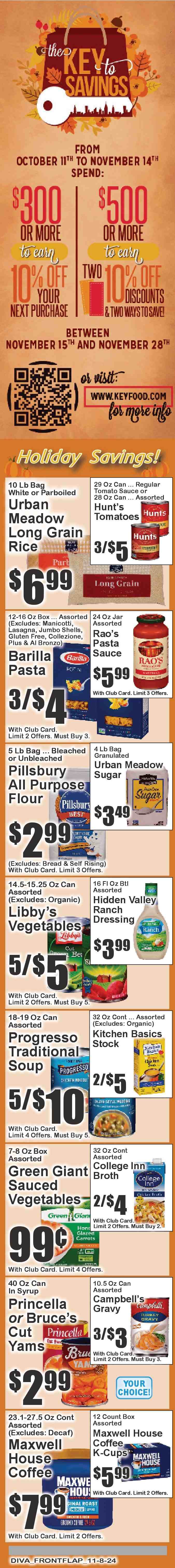 Key Food ad - 11/08/2024 - 11/14/2024. Page 7