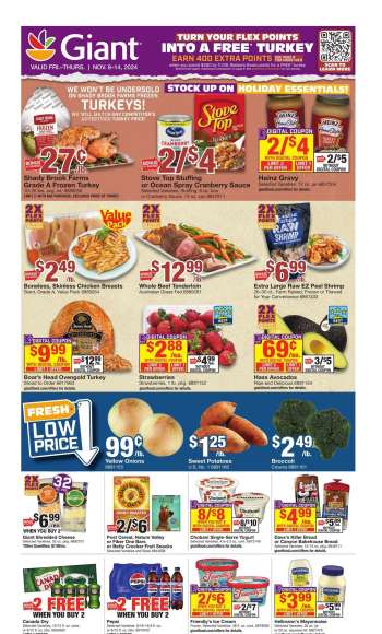 Giant Food Flyer - 11/08/2024 - 11/14/2024.