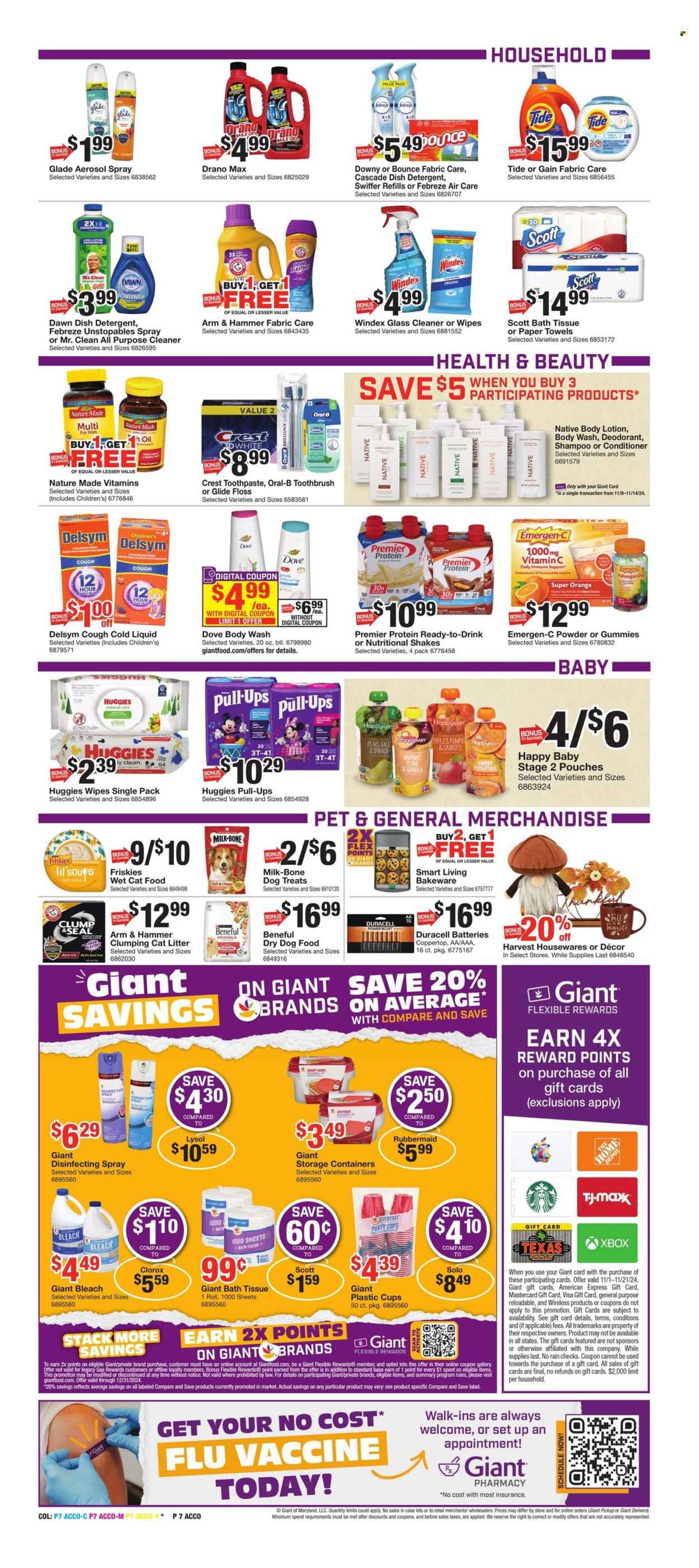 Giant Food ad - 11/08/2024 - 11/14/2024. Page 7