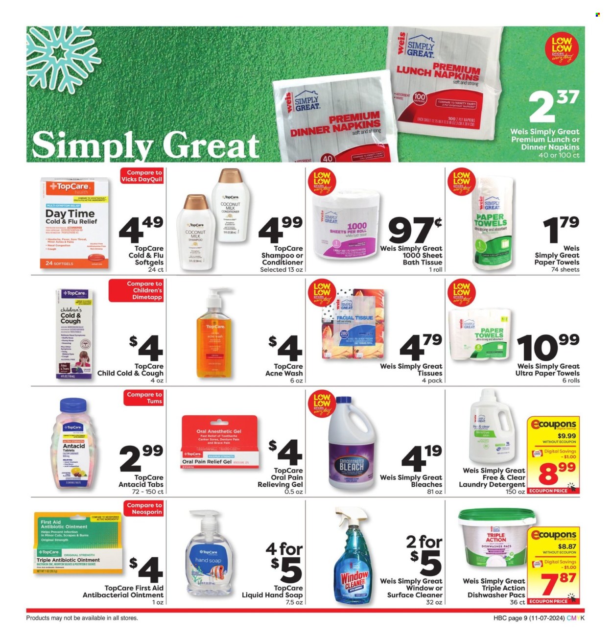 Weis ad - 11/07/2024 - 12/04/2024. Page 9