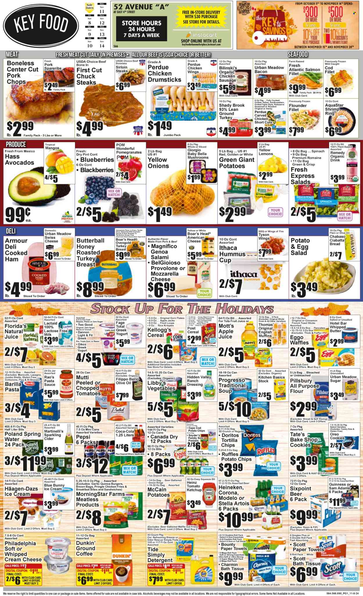 Key Food ad - 11/08/2024 - 11/14/2024. Page 1