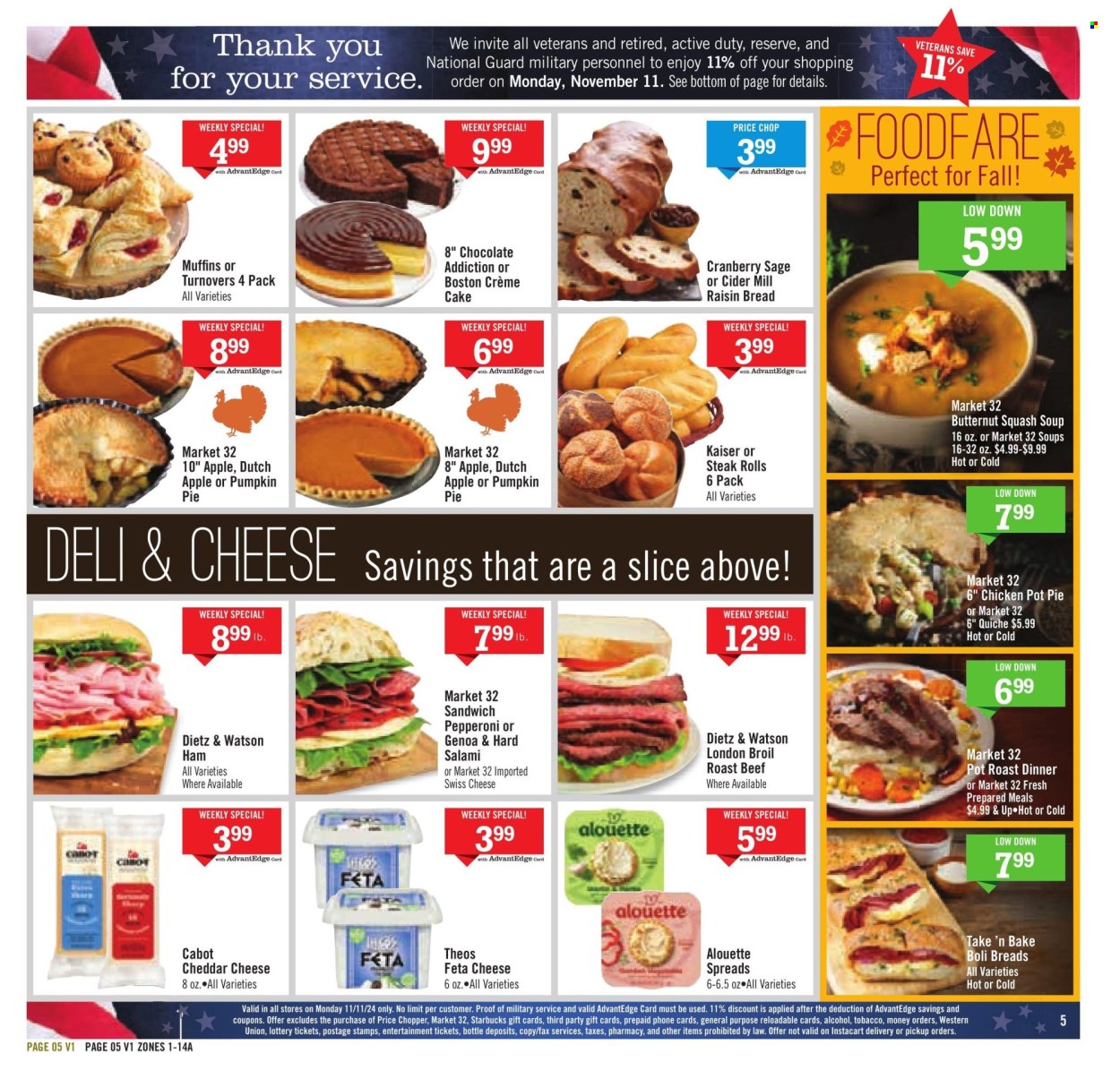 Price Chopper ad - 11/10/2024 - 11/16/2024. Page 5