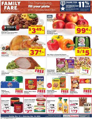 Family Fare Flyer - 11/10/2024 - 11/16/2024.
