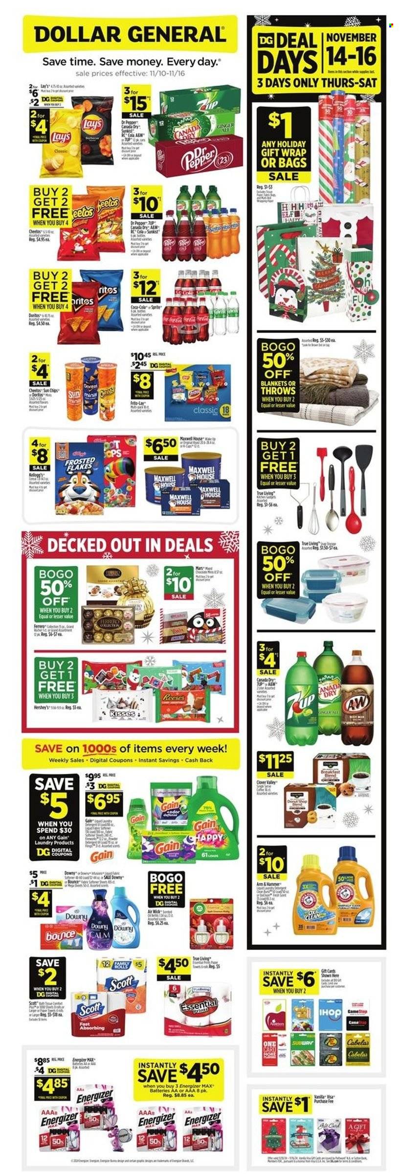 Dollar General ad - 11/10/2024 - 11/16/2024. Page 1