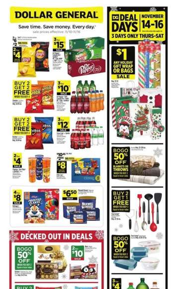 Dollar General Flyer - 11/10/2024 - 11/16/2024.