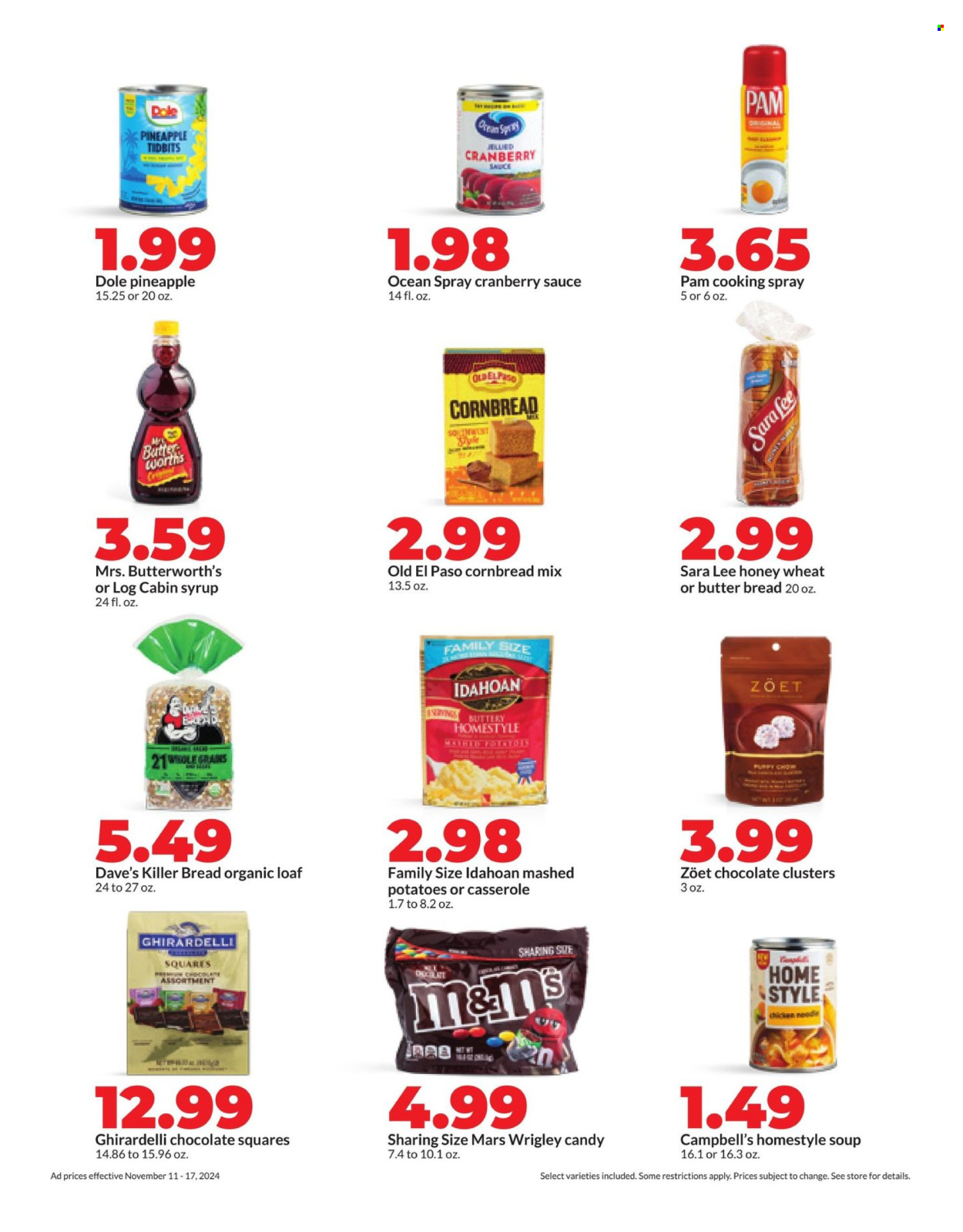 Hy-Vee ad - 11/11/2024 - 11/17/2024. Page 18