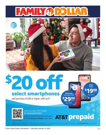 Family Dollar Flyer - 11/01/2024 - 01/04/2025.