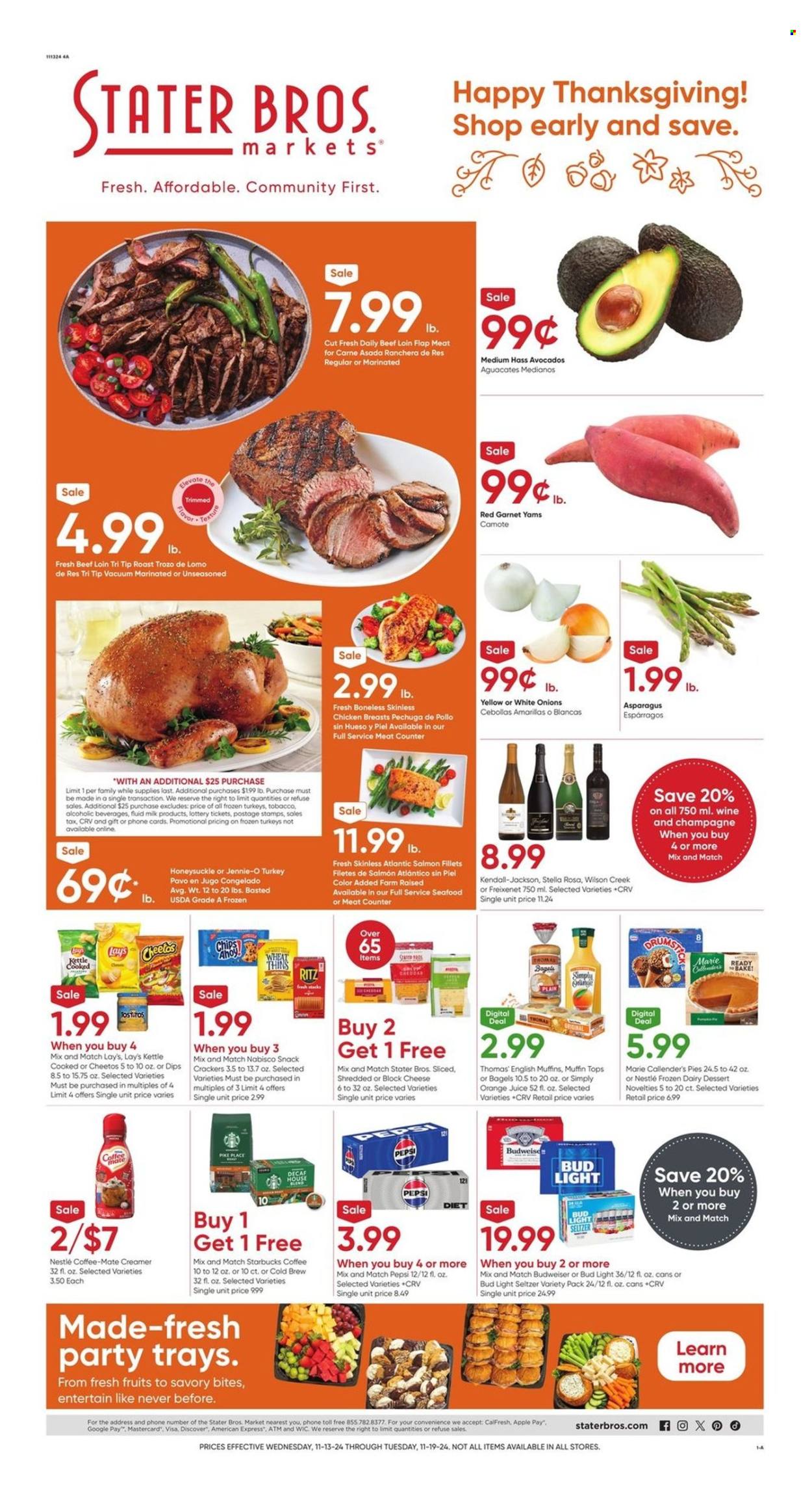 Stater Bros. ad - 11/13/2024 - 11/19/2024. Page 1