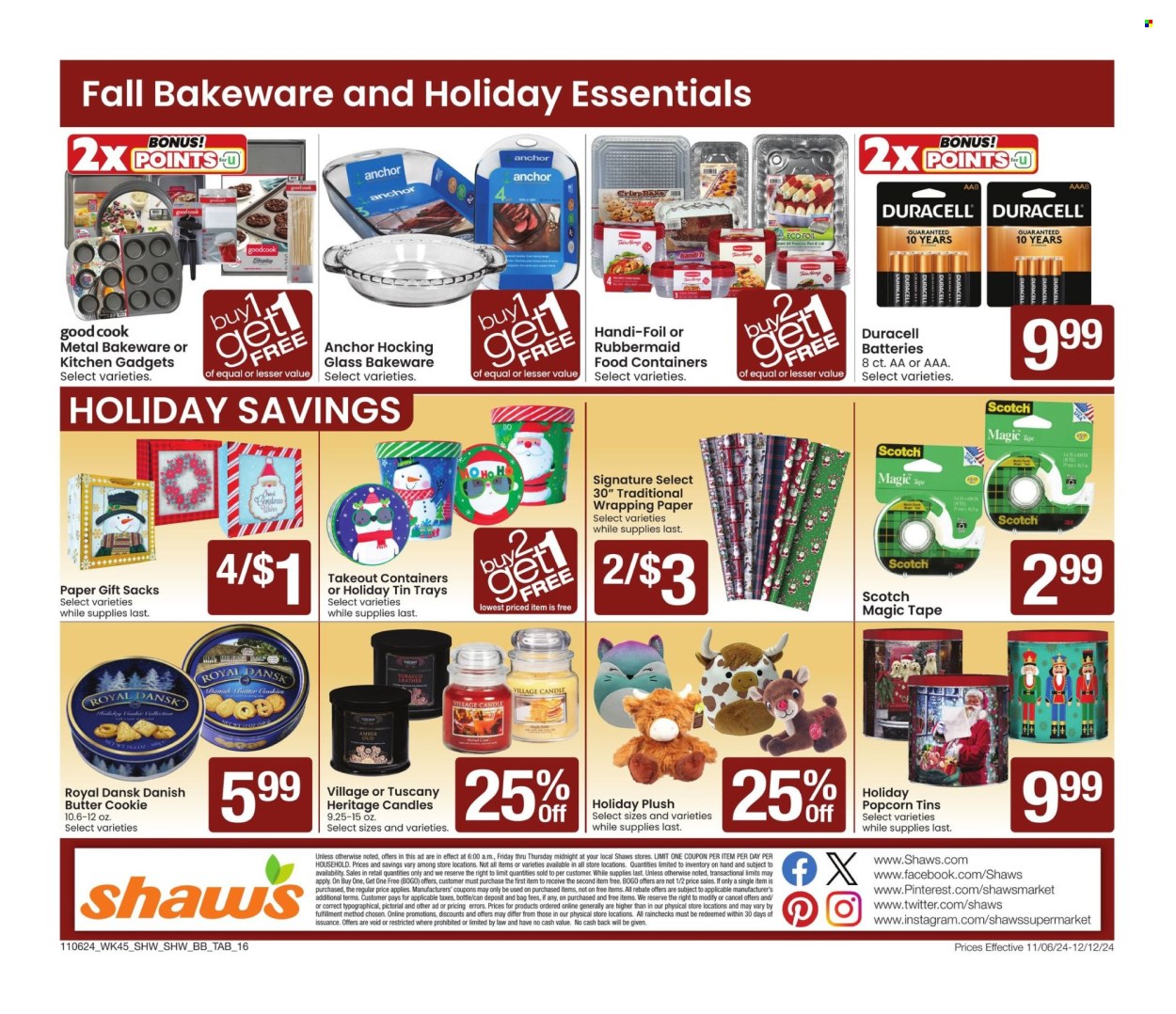 Shaw’s ad - 11/06/2024 - 12/12/2024. Page 16