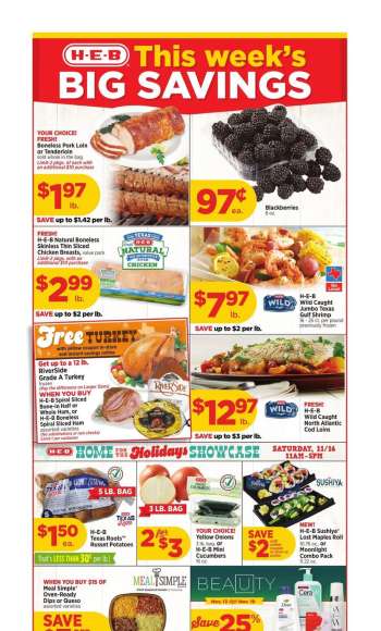 H-E-B Flyer - 11/13/2024 - 11/19/2024.