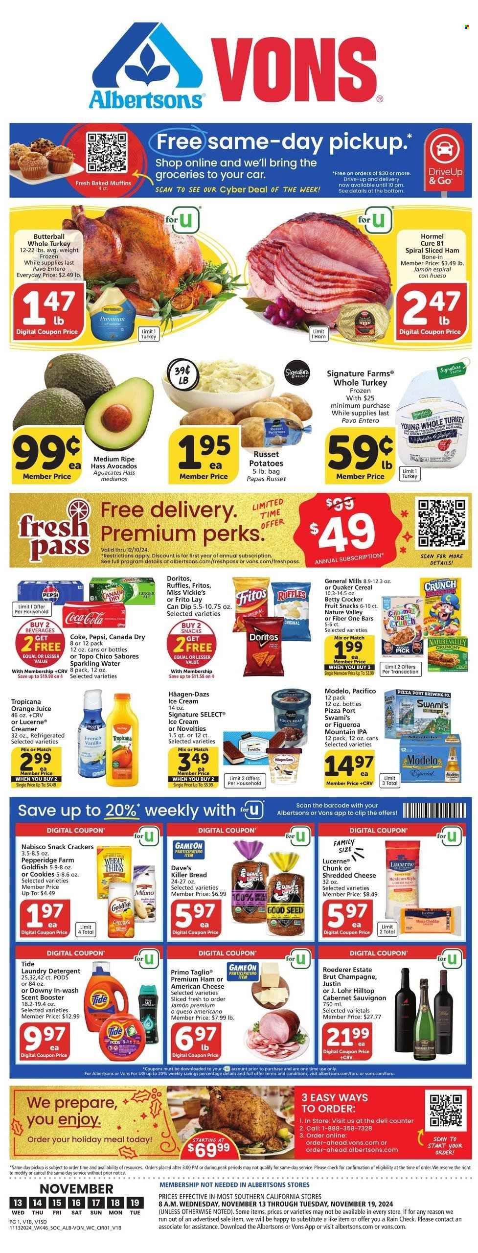 Vons ad - 11/13/2024 - 11/19/2024. Page 1