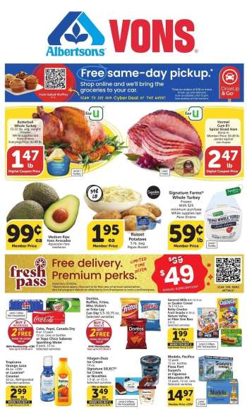 Vons Flyer - 11/13/2024 - 11/19/2024.