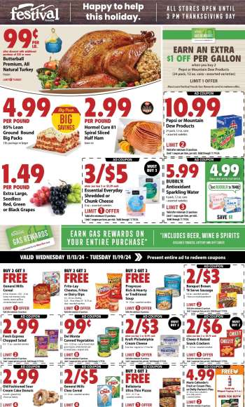 Festival Foods Flyer - 11/13/2024 - 11/19/2024.