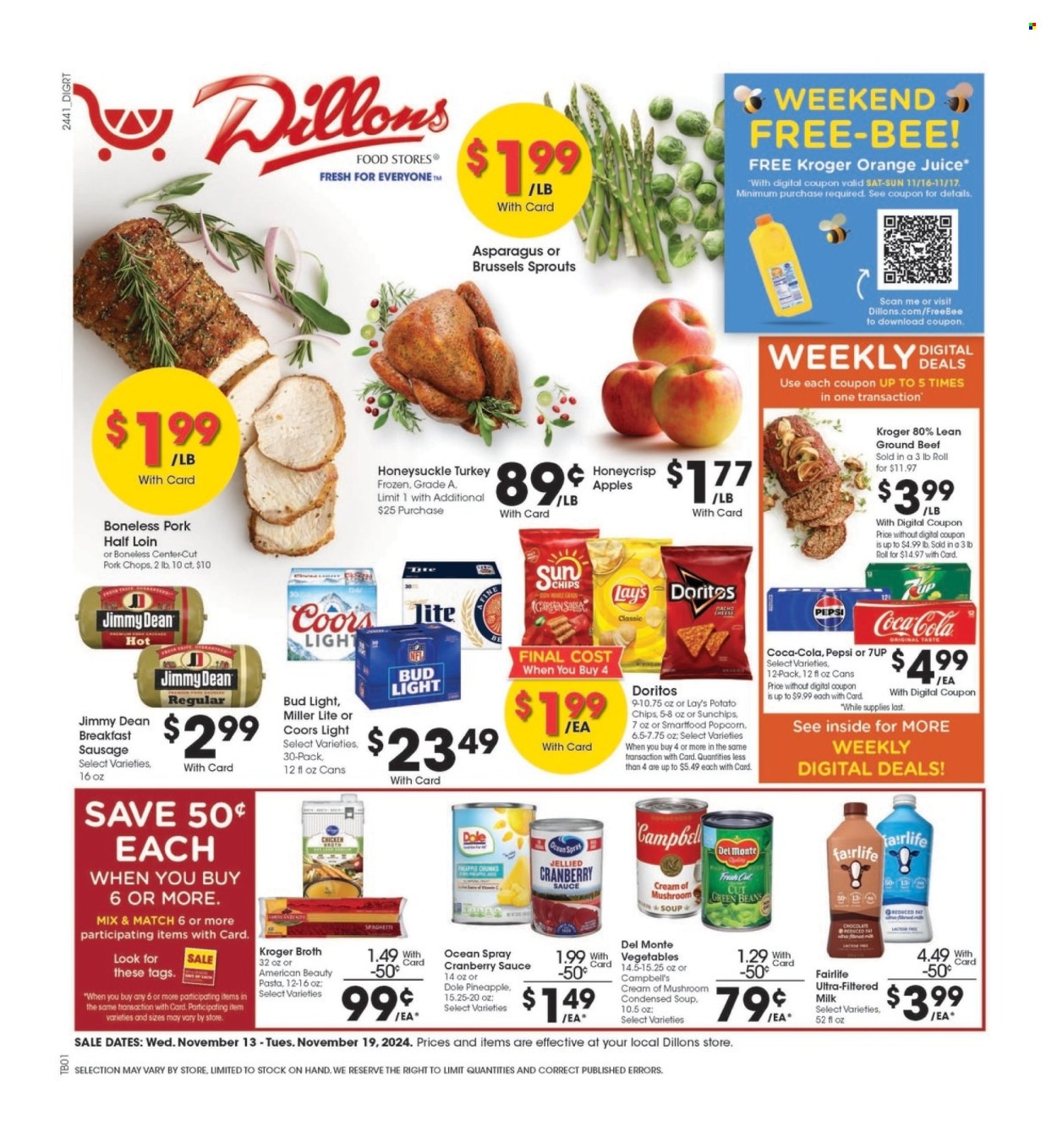 Dillons ad - 11/13/2024 - 11/19/2024. Page 1