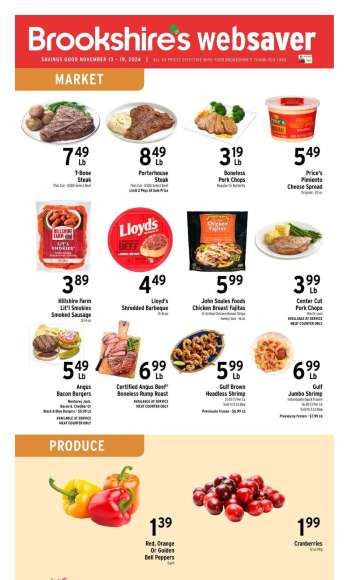 Brookshires Flyer - 11/13/2024 - 11/19/2024.