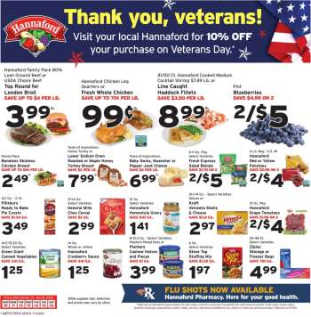 Hannaford Flyer - 11/10/2024 - 11/16/2024.