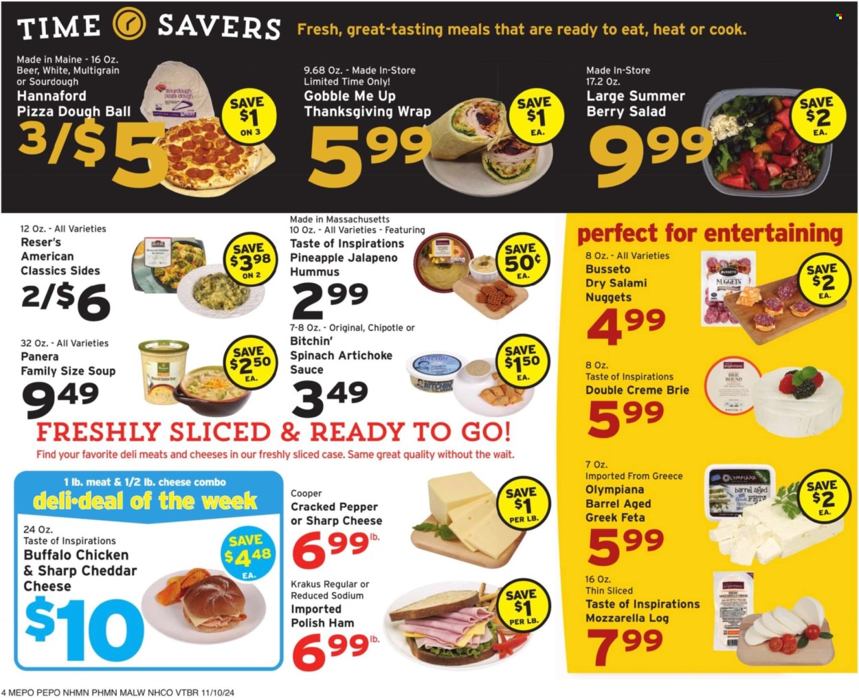 Hannaford ad - 11/10/2024 - 11/16/2024. Page 4