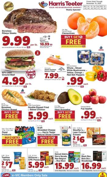 Harris Teeter Flyer - 11/13/2024 - 11/19/2024.