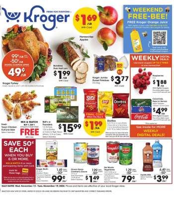Kroger Flyer - 11/13/2024 - 11/19/2024.