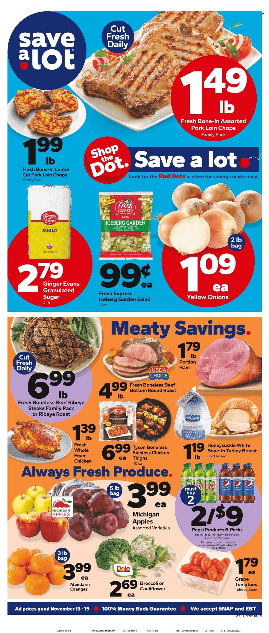 Save a Lot ad - 11/13/2024 - 11/19/2024. Page 1