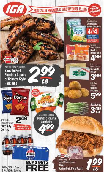 IGA Flyer - 11/13/2024 - 11/19/2024.