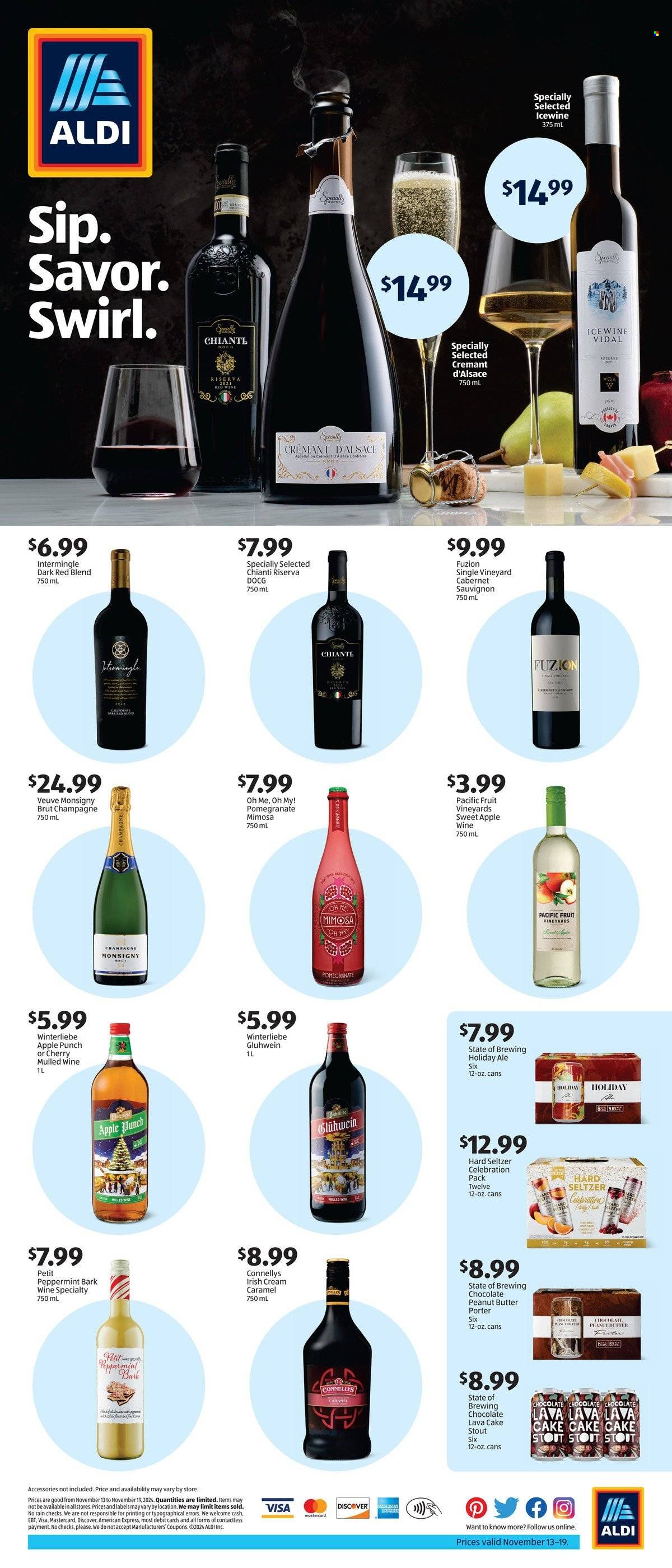 ALDI ad - 11/13/2024 - 11/19/2024. Page 1