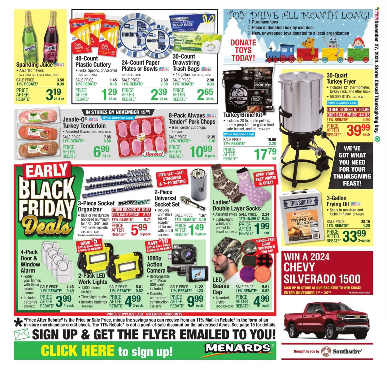 Menards ad - 11/14/2024 - 11/27/2024. Page 28