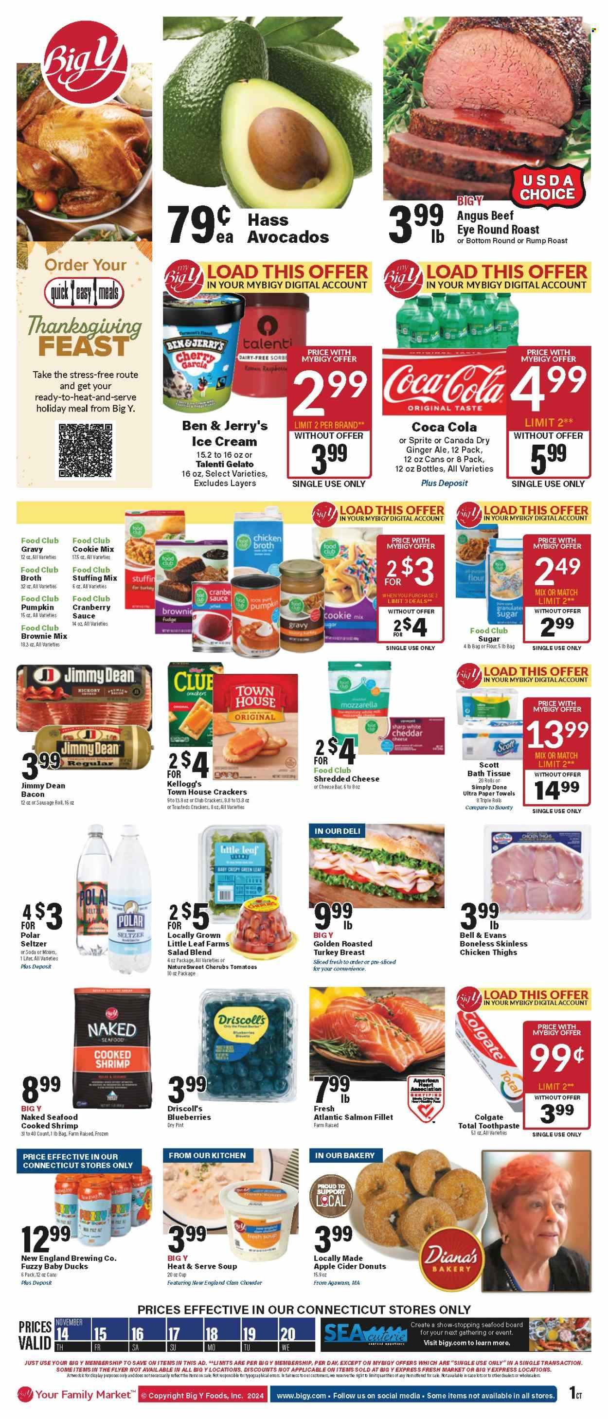 Big Y ad - 11/14/2024 - 11/20/2024. Page 1