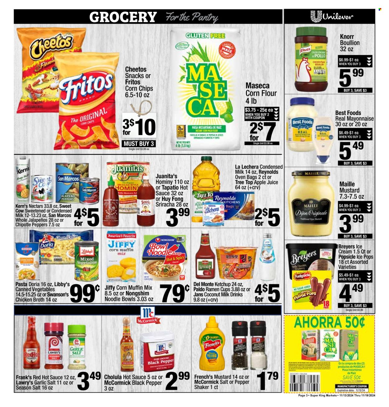 Super King Markets ad - 11/13/2024 - 11/19/2024. Page 3