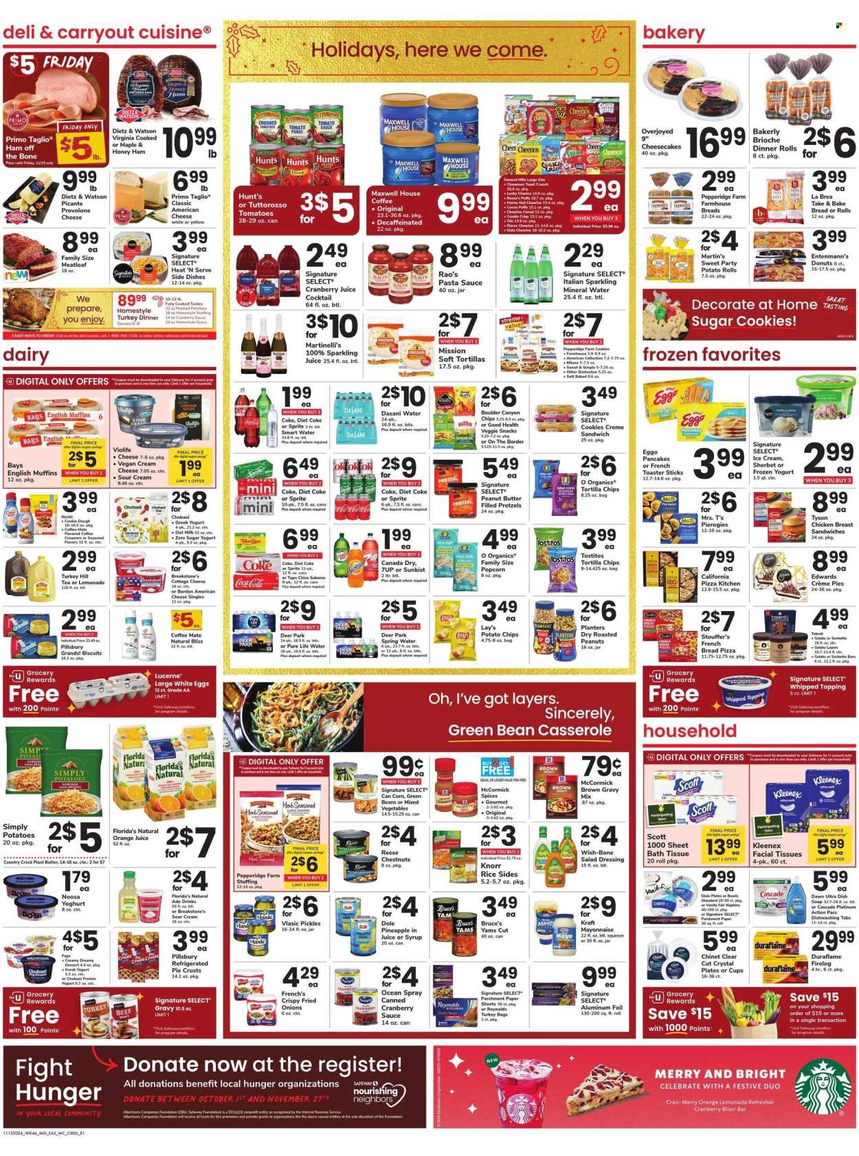 Safeway ad - 11/15/2024 - 11/21/2024. Page 4