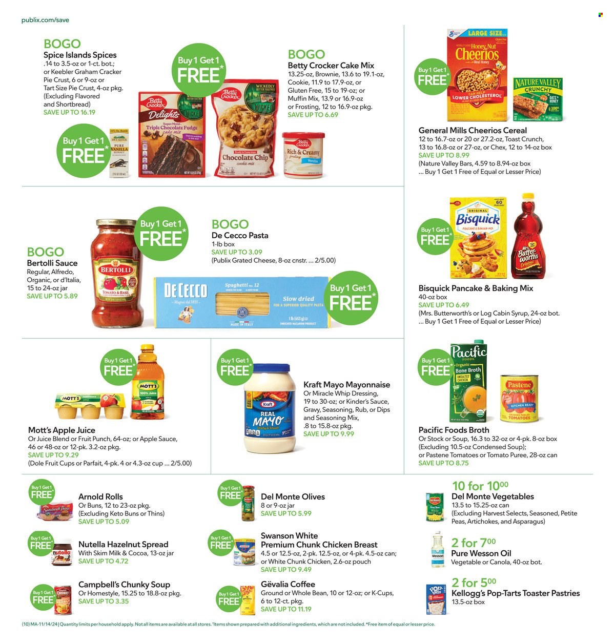 Publix ad - 11/14/2024 - 11/20/2024. Page 10