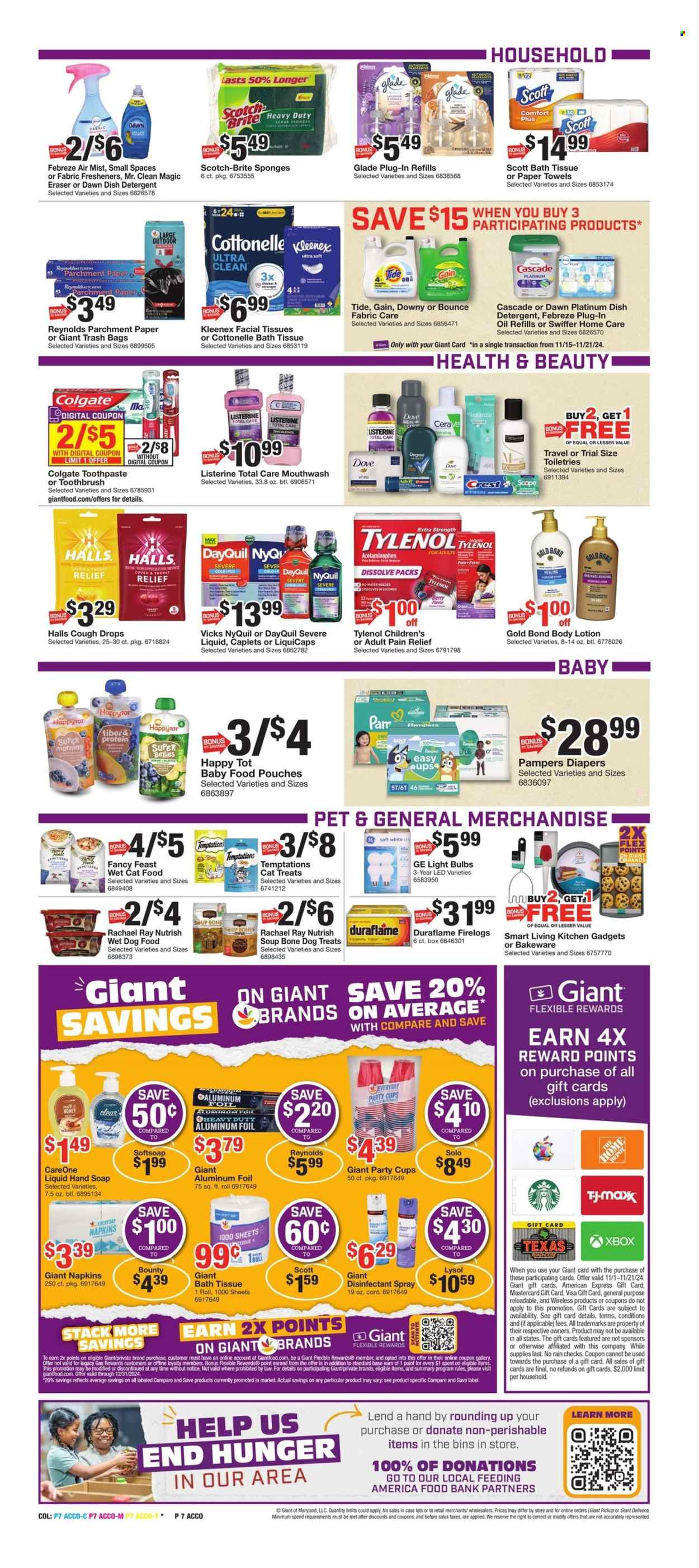 Giant Food ad - 11/15/2024 - 11/21/2024. Page 9