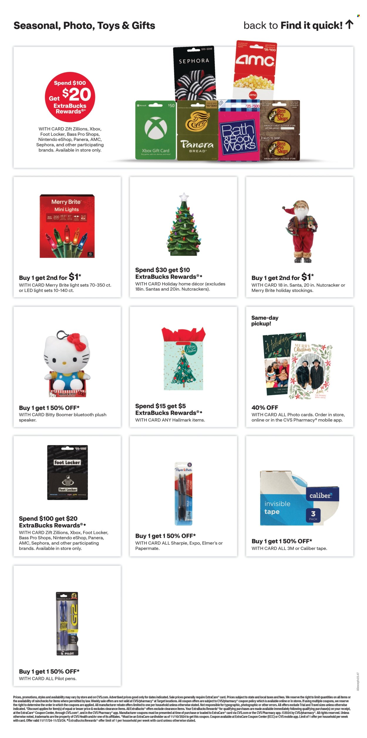 CVS Pharmacy ad - 11/17/2024 - 11/23/2024. Page 18