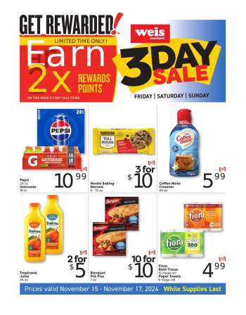 Weis Flyer - 11/15/2024 - 11/17/2024.