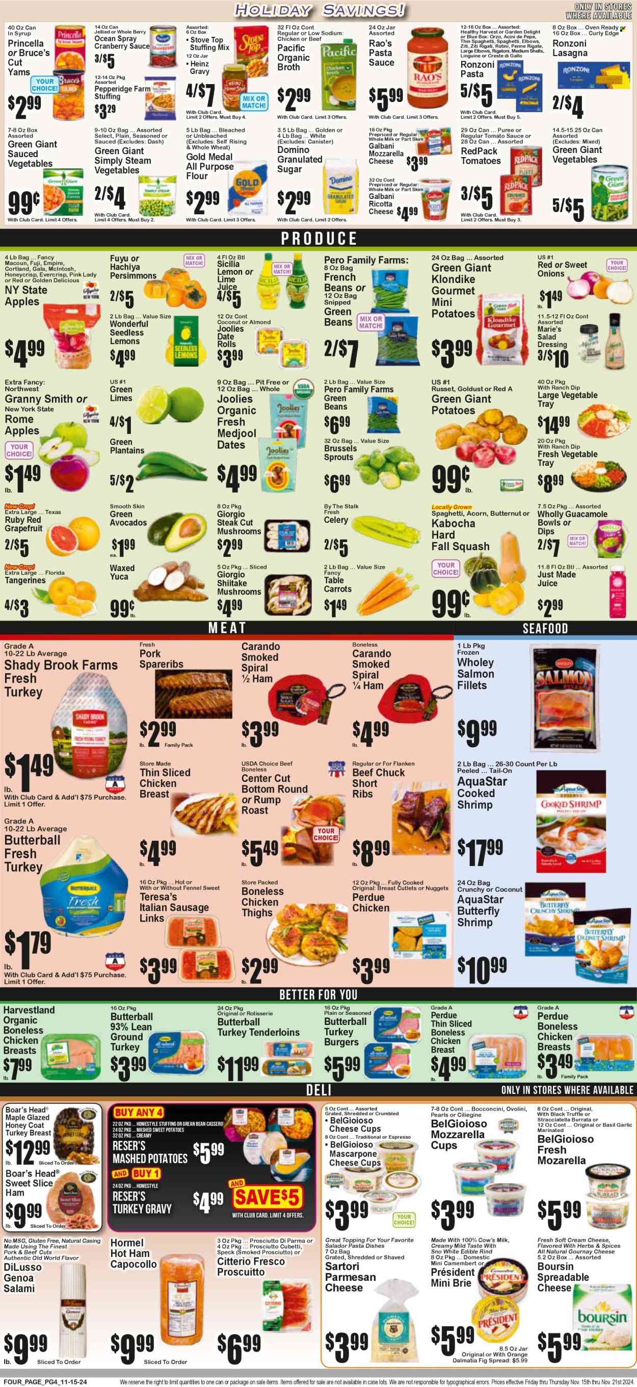 Key Food ad - 11/15/2024 - 11/21/2024. Page 4