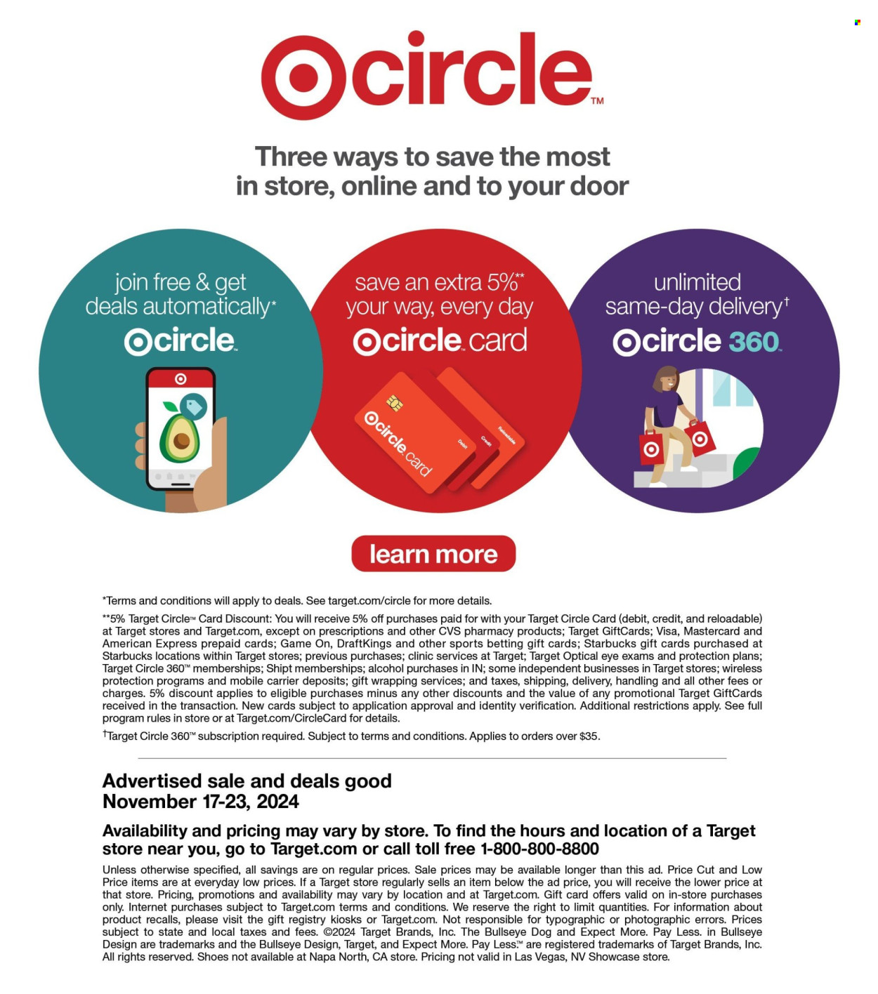 Target ad - 11/17/2024 - 11/23/2024. Page 42