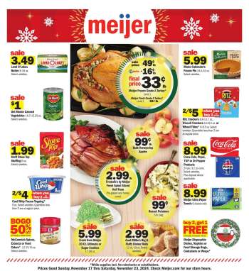 Meijer Flyer - 11/17/2024 - 11/23/2024.