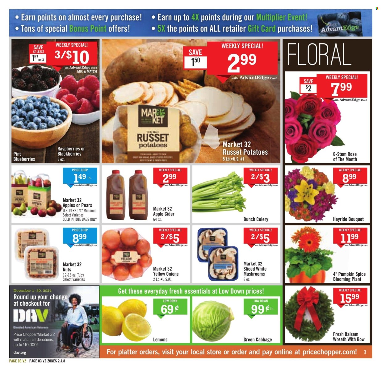 Price Chopper ad - 11/17/2024 - 11/23/2024. Page 3