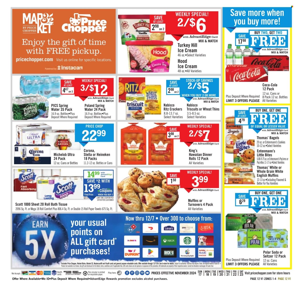 Price Chopper ad - 11/17/2024 - 11/23/2024. Page 12