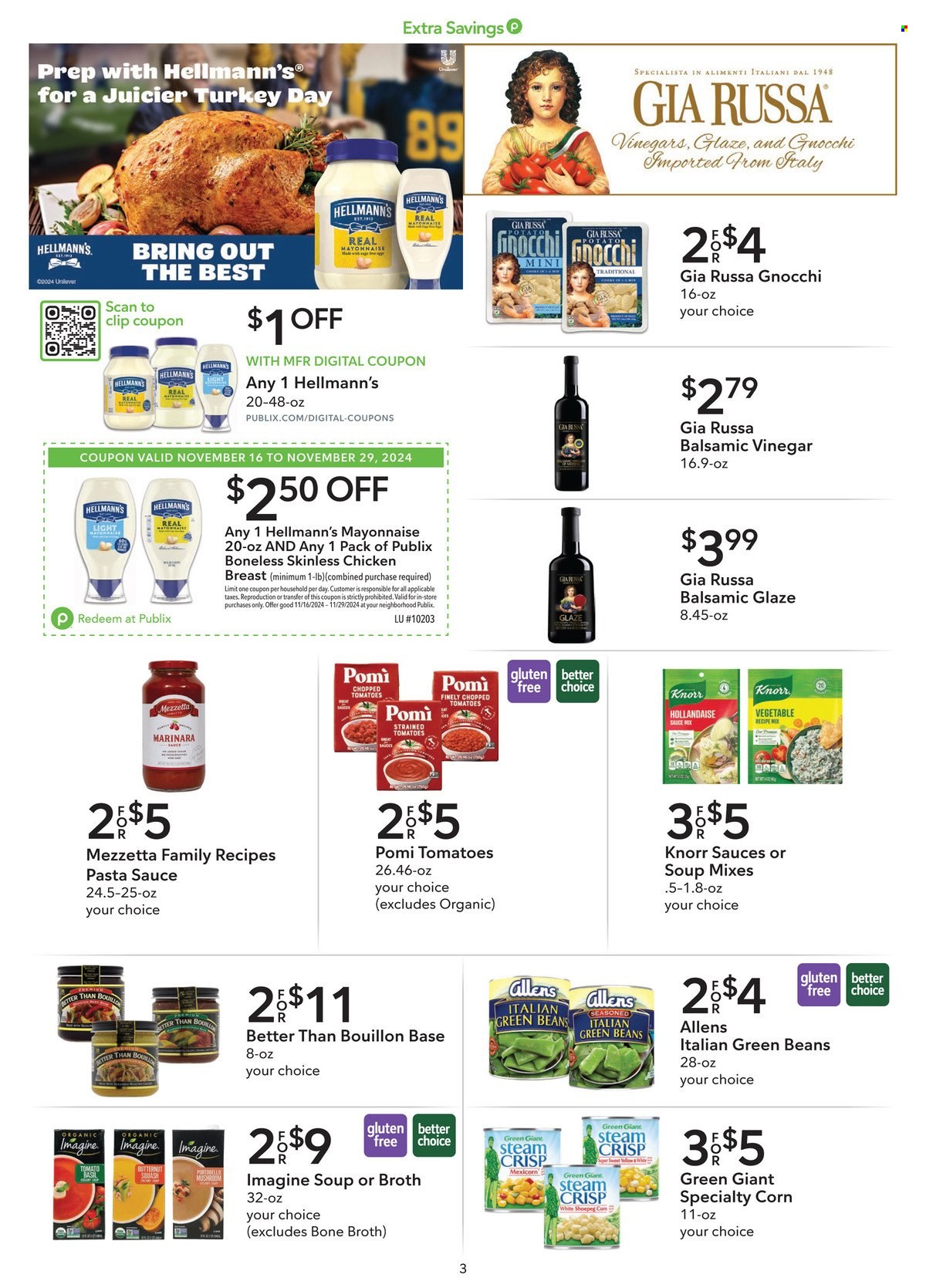 Publix ad - 11/16/2024 - 11/29/2024. Page 3