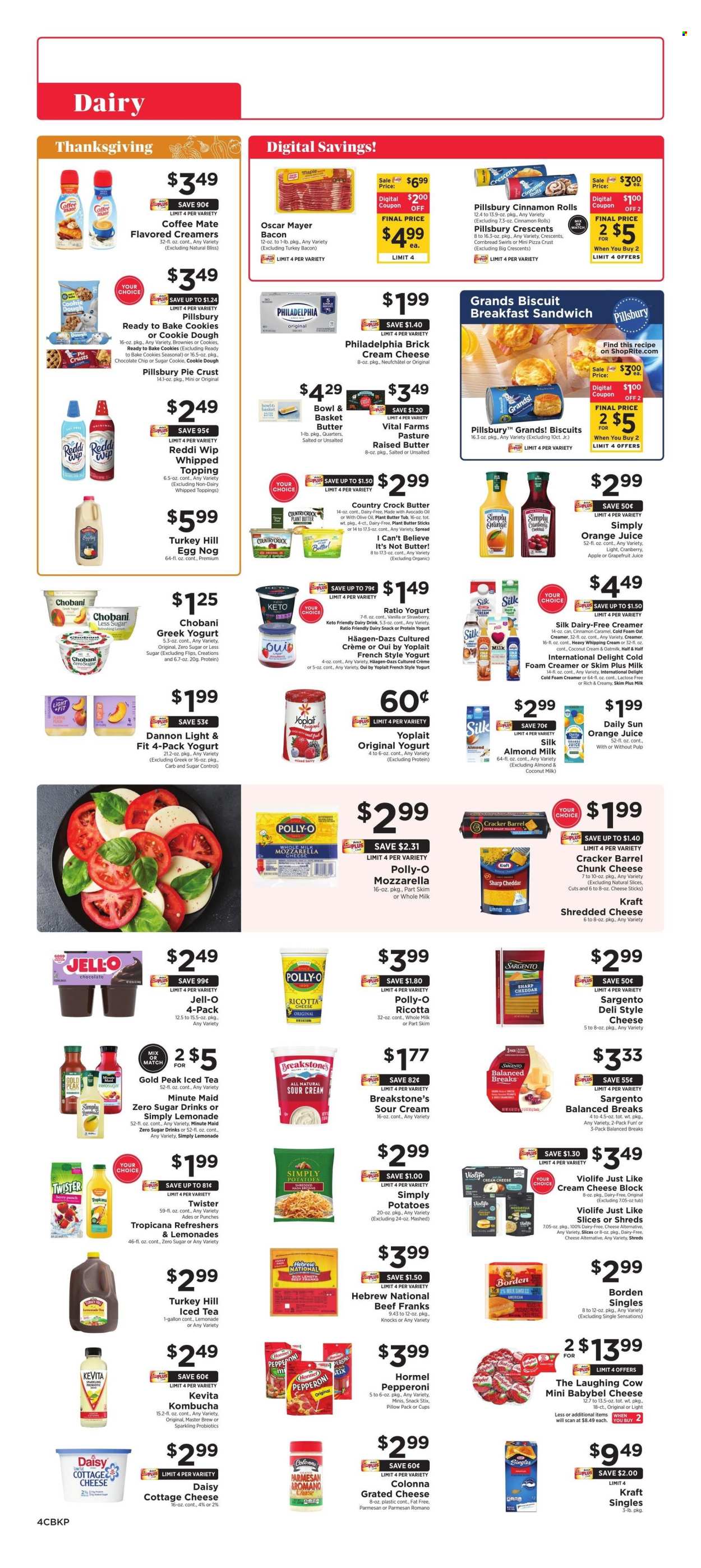 ShopRite ad - 11/17/2024 - 11/23/2024. Page 4
